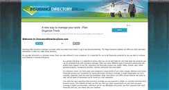 Desktop Screenshot of insurancedirectoryzone.com